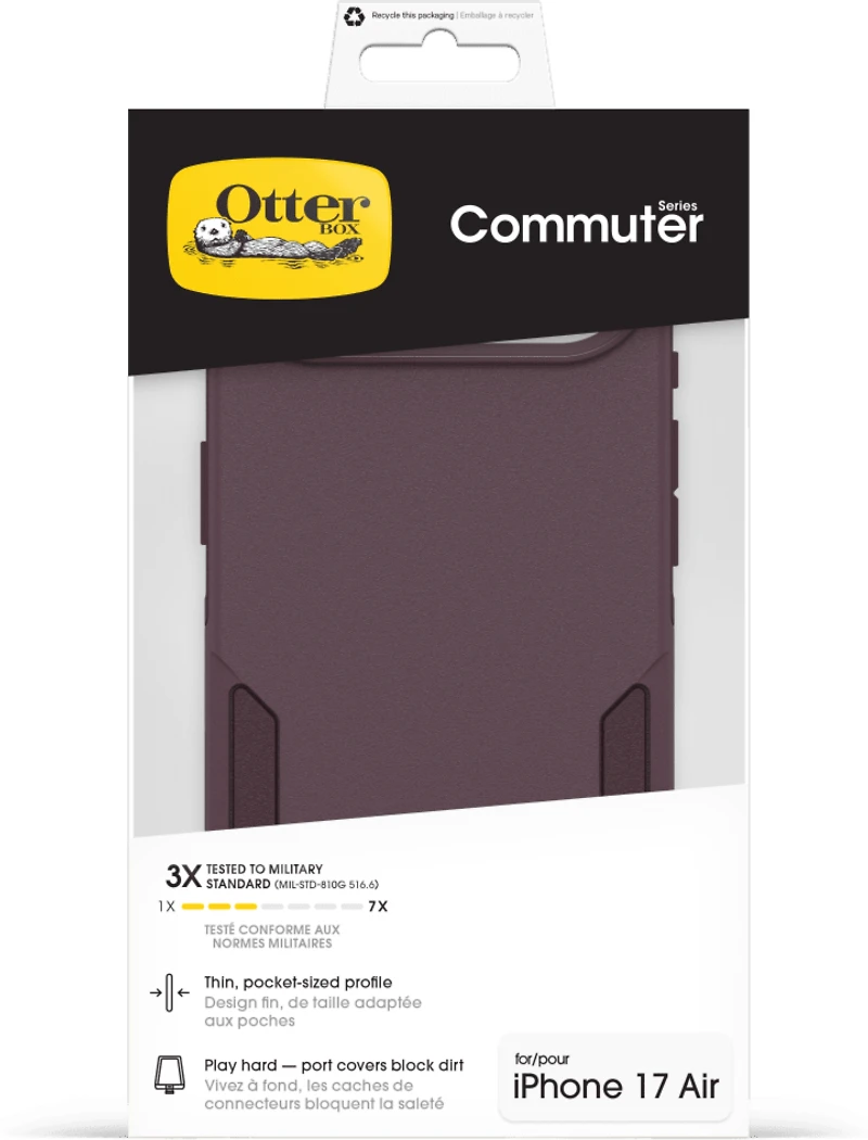 OtterBox - Commuter MagSafe Case w/Camera Control Trailhead (Purple) for iPhone Air