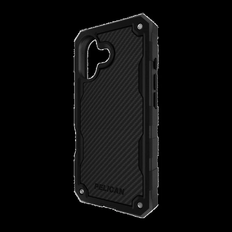 iPhone 17 Pelican Shield MagSafe w/Holster Case - Carbon Fiber