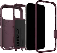 OtterBox 7798425 Étui Defender Pro MagSafe avec Contrôle de la Caméra Trailhead (Violet) pour iPhone 17 Pro