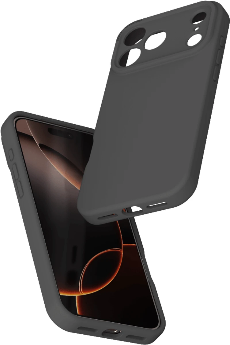 Avana AP7NAVSIKBLCK Étui Velvet MagSafe Ash pour iPhone 17