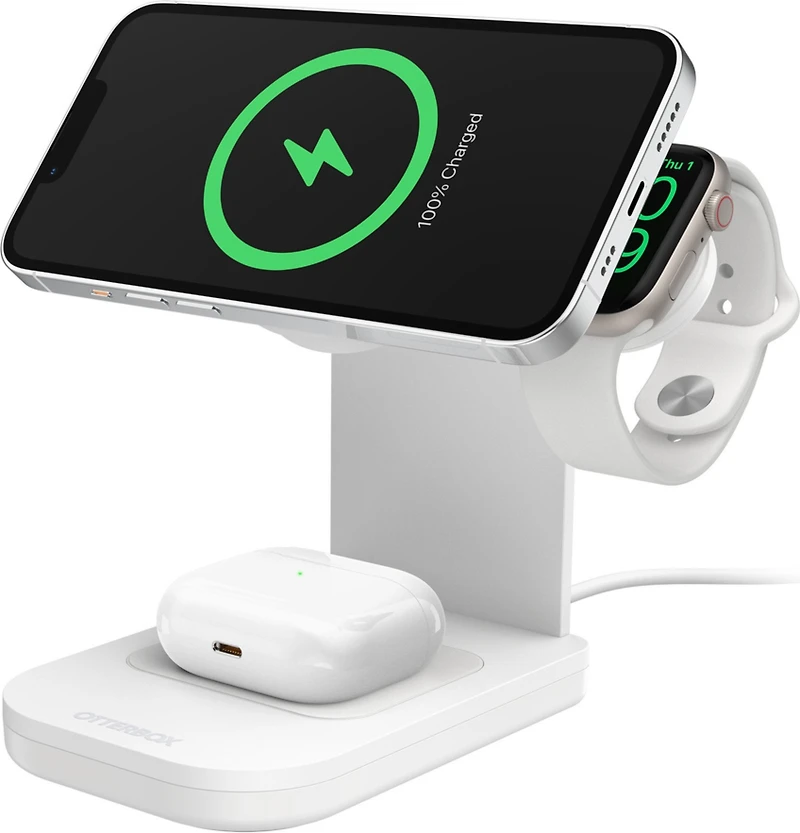 OtterBox - 3 in 1 MagSafe Wireless Charging Stand - Brilliant Opera