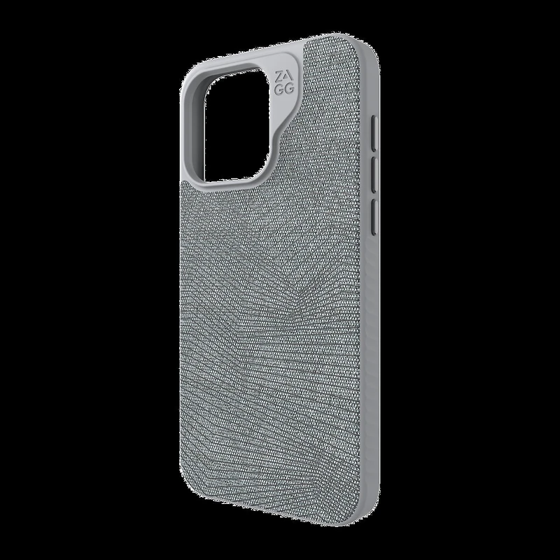 iPhone 15 Pro Max ZAGG (GEAR4) London Snap Case - Grey Geo