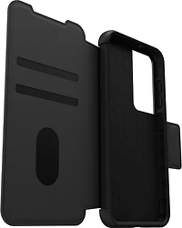 OtterBox 7791181 Étui Strada Folio Noir/Pewter pour Samsung Galaxy S23