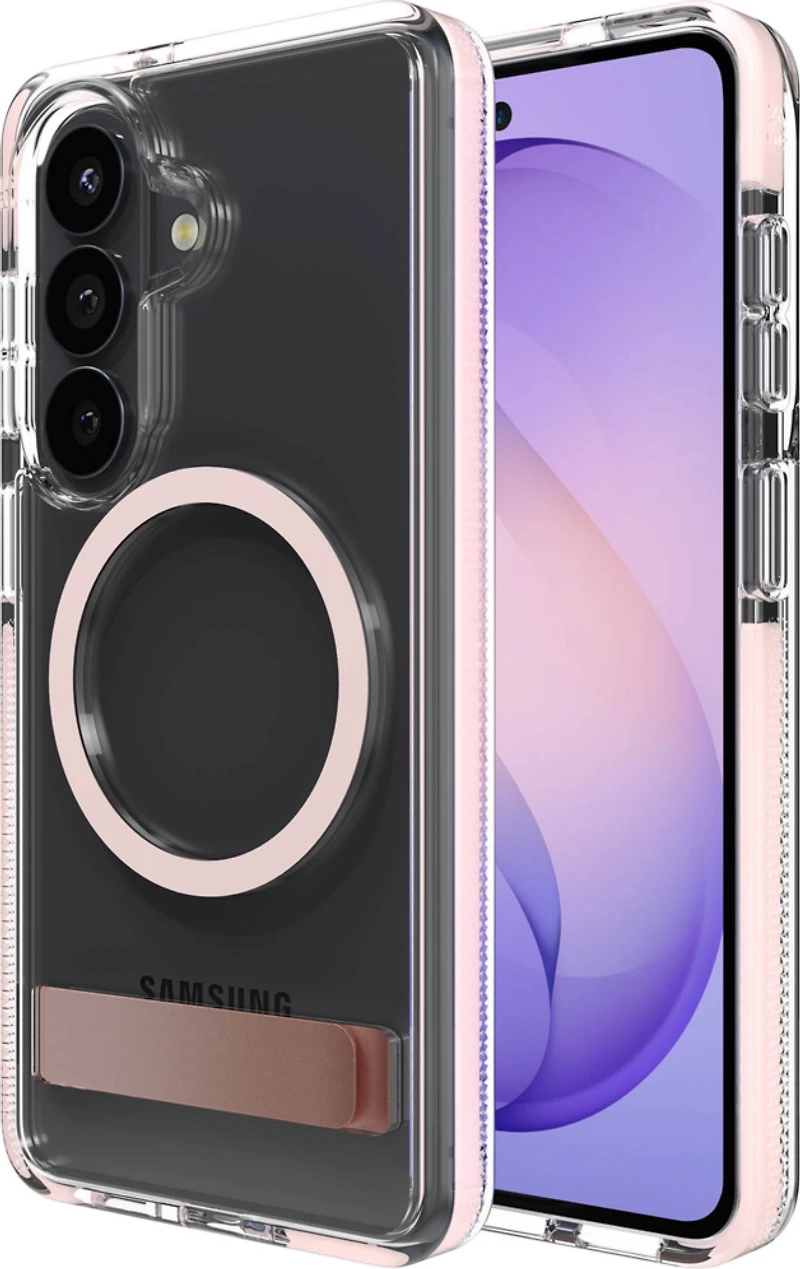 Samsung Galaxy S26 ZAGG Graphene Santa Cruz Snap Kickstand Case - Pink Sorbet