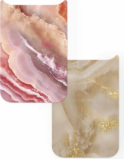 Ideal of Sweden IDPP05583 Print Pack Blush Pink Marble pour iPhone 17 Pro
