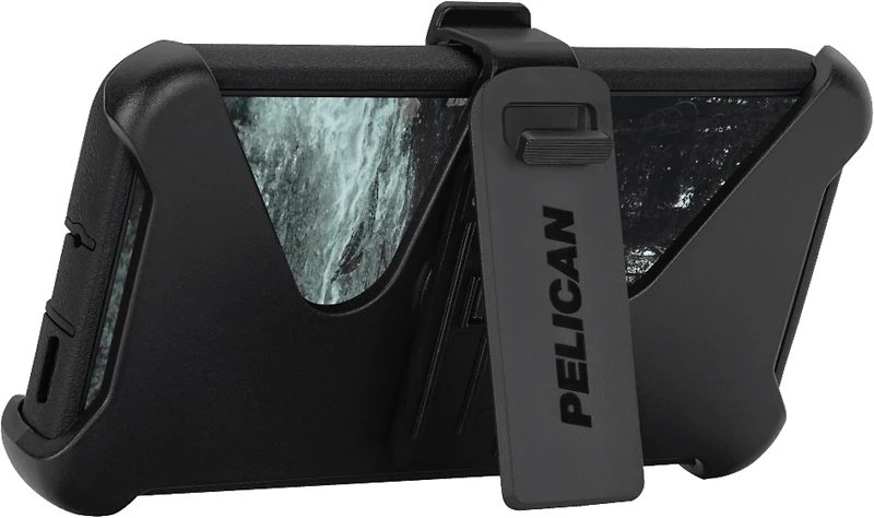 Pelican - Voyager Case with Magnet and Holster for Samsung Galaxy S26 - Black