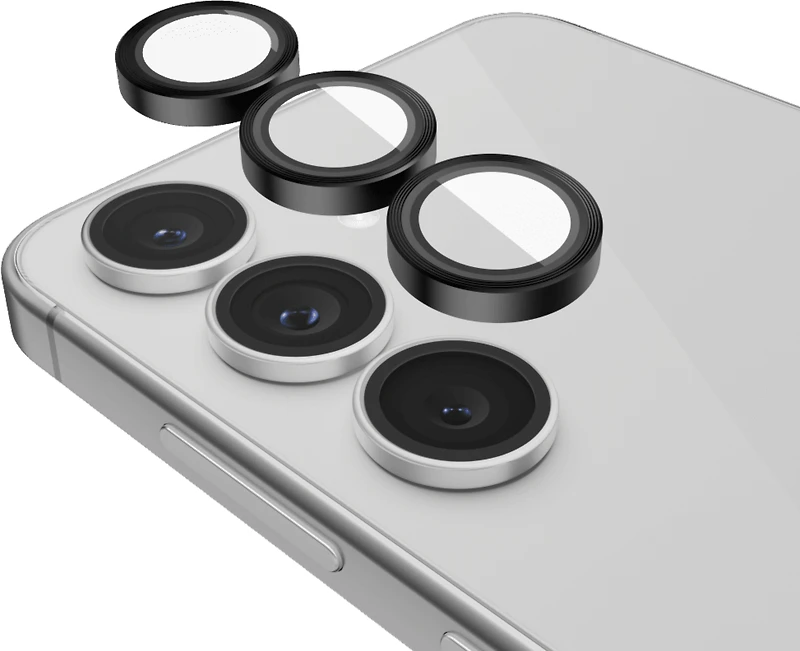 Samsung Galaxy S25 FE Case-Mate Aluminum Ring Lens Protectors - Black