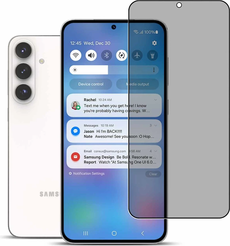 22 Cases 22SPTSGS26 Protecteur D'écran en Verre Trempé Privacy pour Samsung Galaxy S26