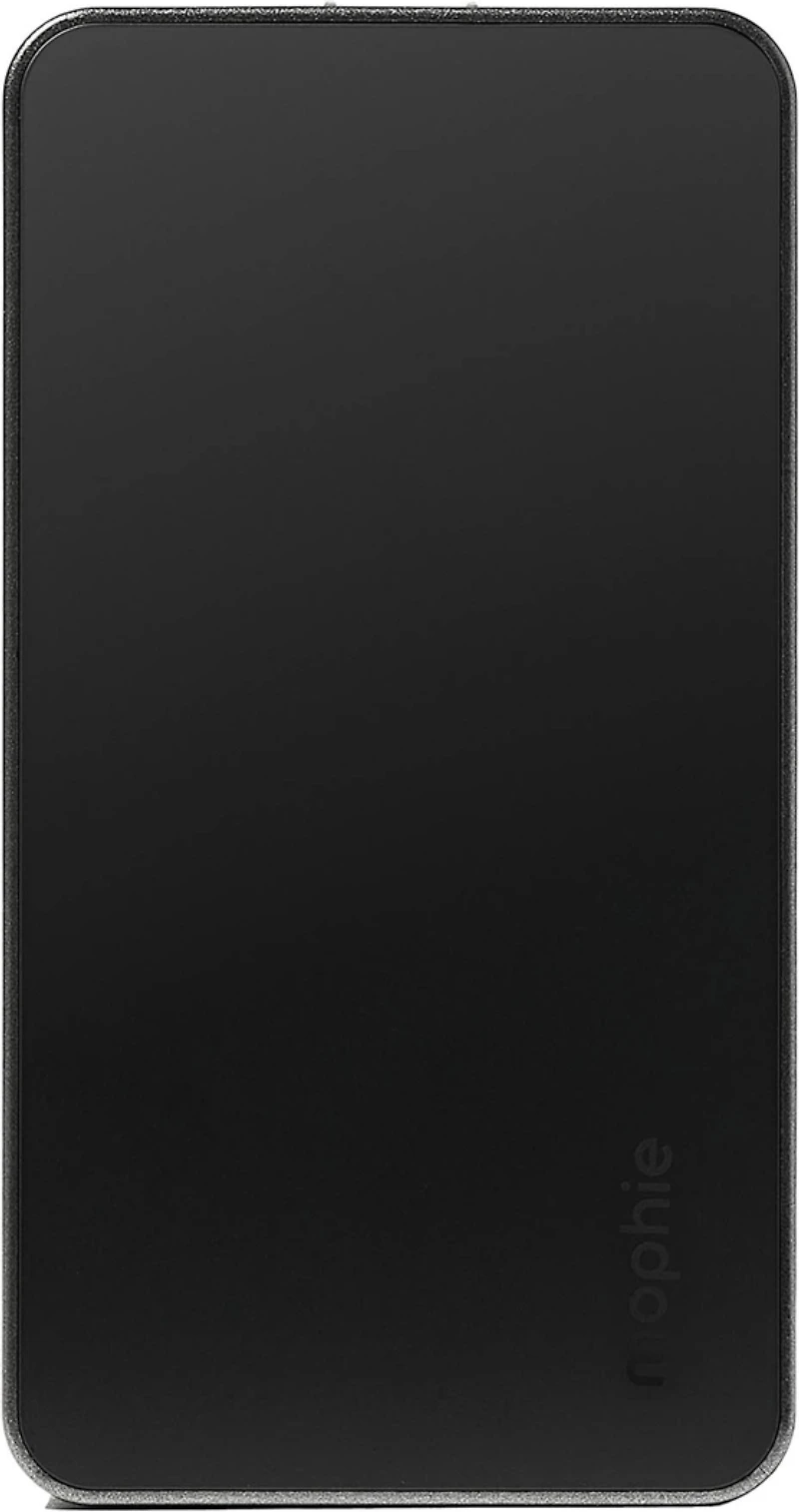Mophie 10,000 mAh Powerstation Plus w/USB-C Cable + AC Plug - Black