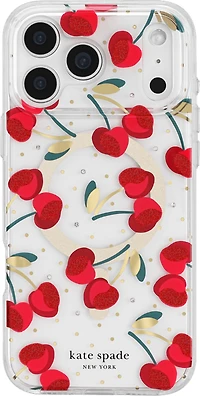 Kate Spade KS057242 Étui Protective MagSafe Cherry Dot pour iPhone 17 Pro Max