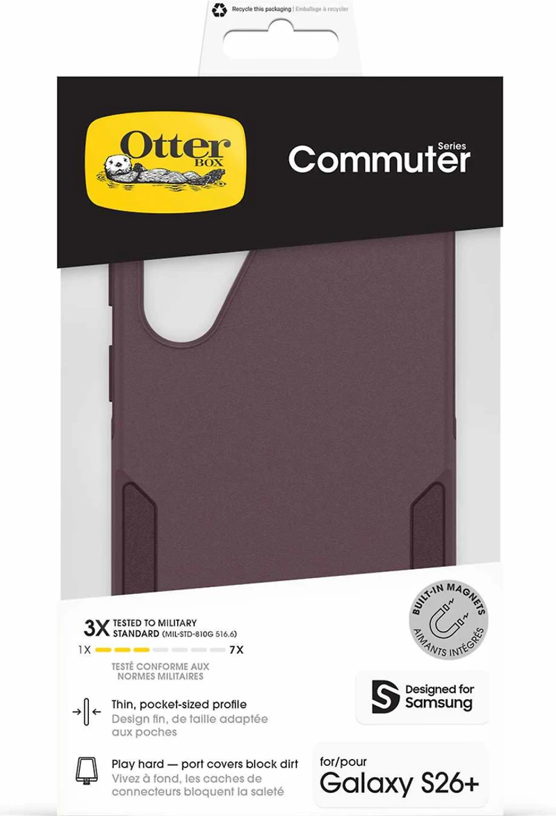 OtterBox - Commuter Magnetic Case for Samsung Galaxy S26 Plus - Purple Mystery