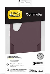 OtterBox - Commuter Magnetic Case for Samsung Galaxy S26 Plus - Purple Mystery
