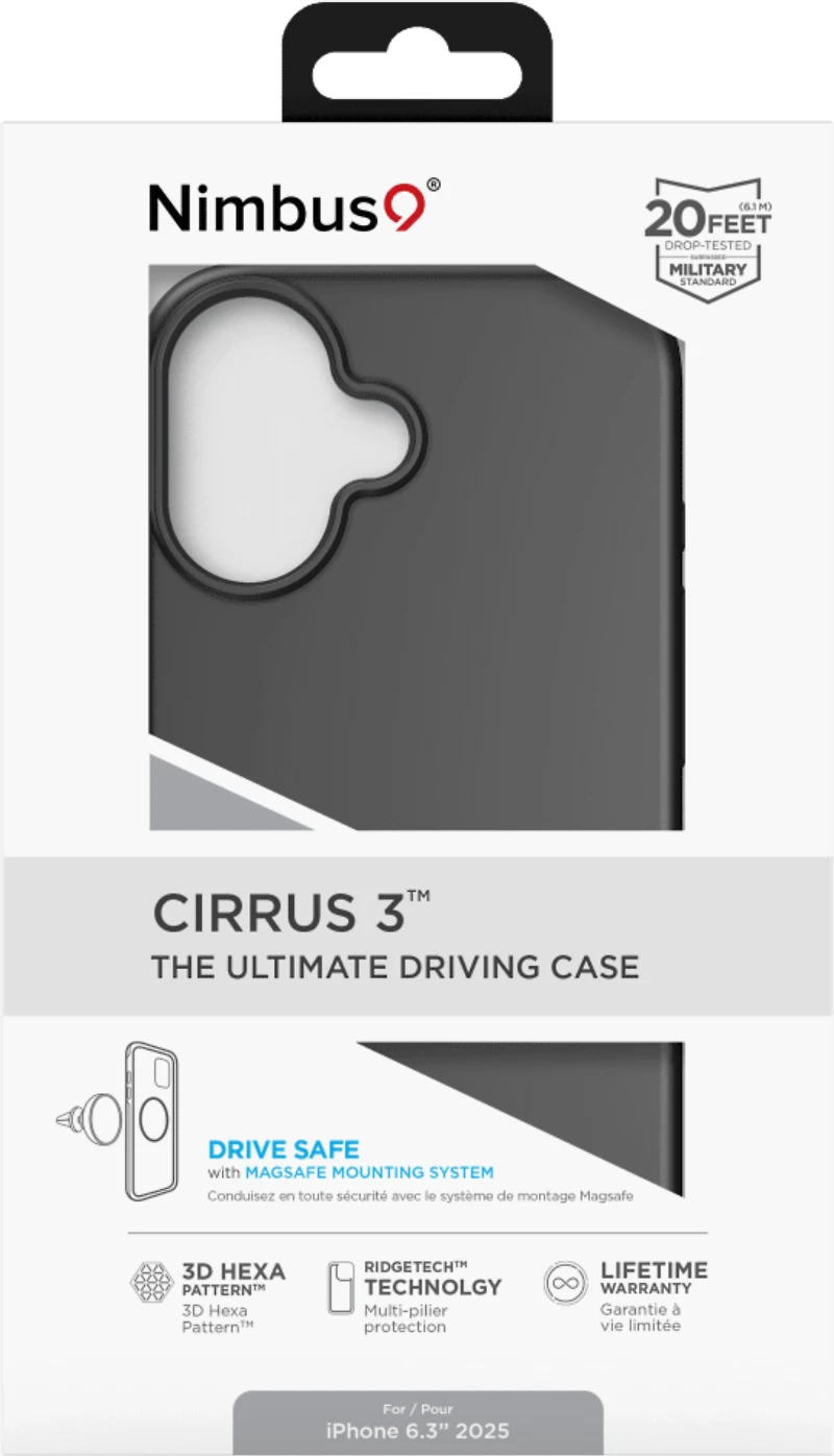 Nimbus9 - Cirrus 3 MagSafe Case for Apple iPhone 17 - Black