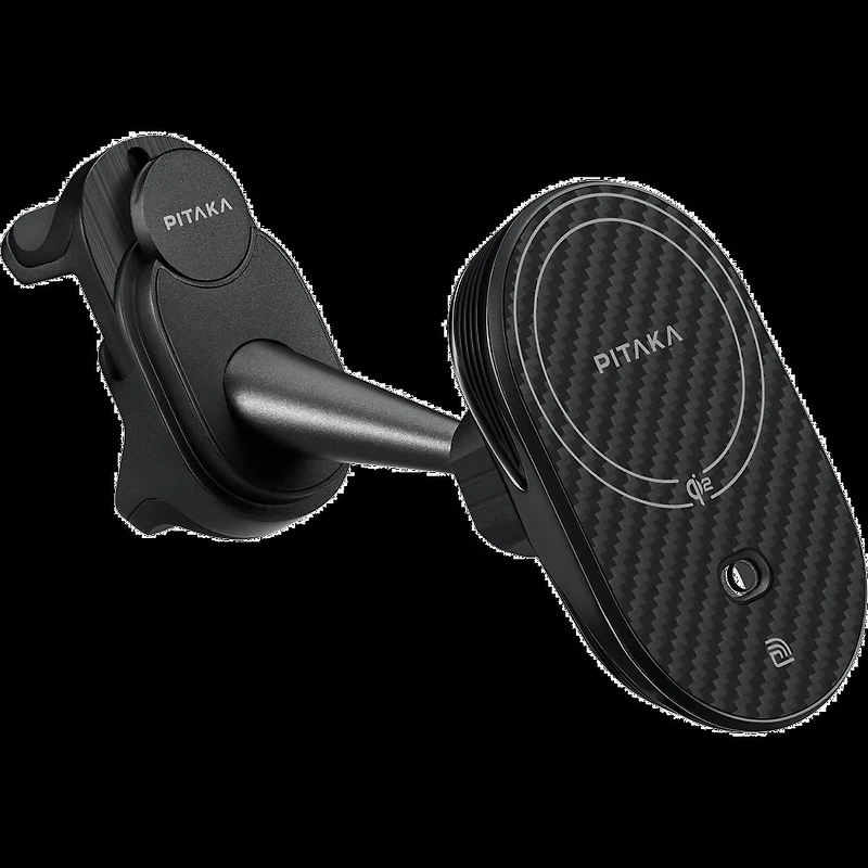 Pitaka MagEZ Car Mount Pro 2 Qi2 for Tesla | Black