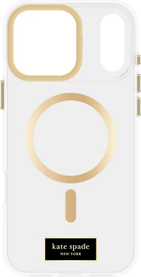 iPhone 17 Pro Max Kate Spade Protective MagSafe w/Stand Case - Icon Clear