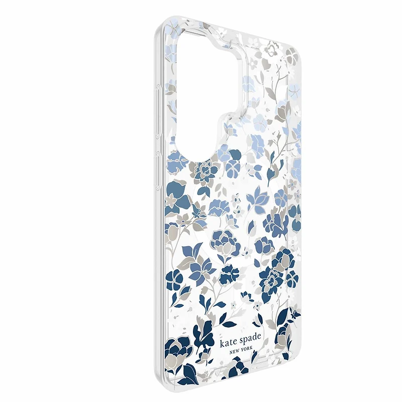 Kate Spade - Protective Case with Magnet for Samsung Galaxy S26 Ultra - Flowerbed Blue