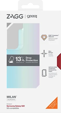 GEAR4 - Galaxy S22 5G D3O Milan Case - Aurora