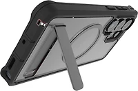 ZAGG - Rainier Snap Case with Kickstand for Samsung Galaxy S26 Ultra - Smoke Black