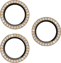 Kate Spade - Aluminum Ring Camera Lens Glass Protector for Apple iPhone 17 Pro Max  /  iPhone 17 Pro - Set in Stone Gold