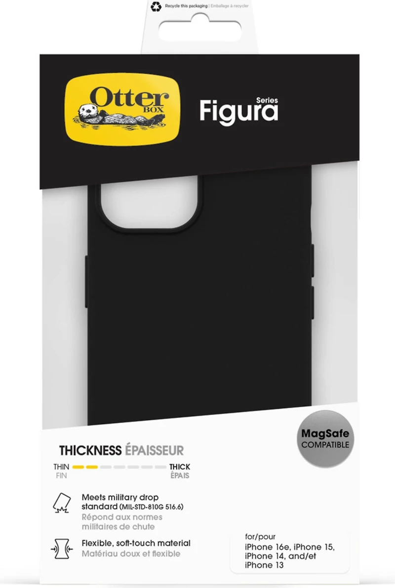 OtterBox 77000713 Étui Figura Noir pour iPhone 17e/16e/15/14/13