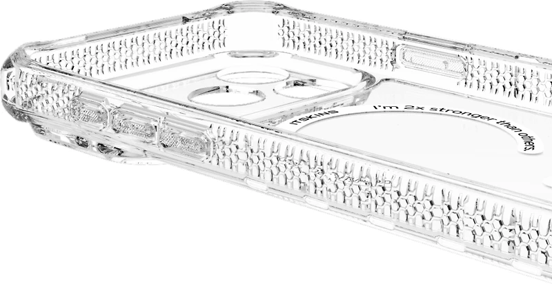 ITSKINS AP7UHMACRTRSP Étui Hybrid_R MagSafe Clear pour iPhone 17 Pro Max