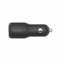 Belkin - BoostCharge Dual Car Charger (42W) Black