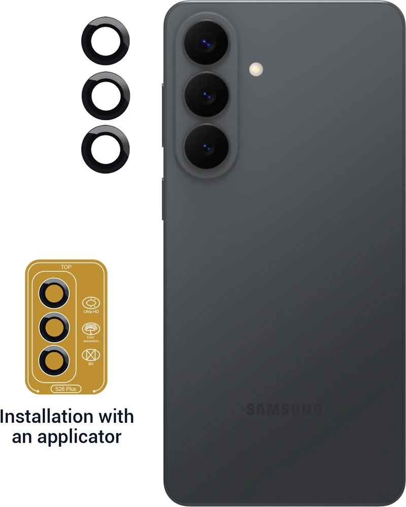 AXS ARMORGlass Pro Protecteur d'objectif pour appareil photo Samsung Galaxy S26+ transparent