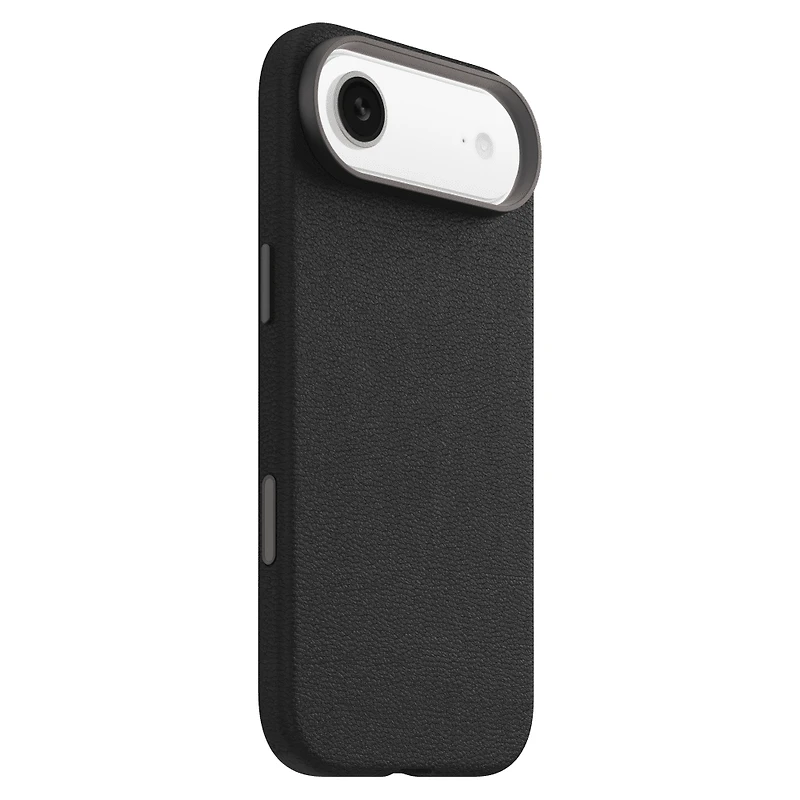 OtterBox 7799028 Étui Symmetry Cactus Leather MagSafe avec Contrôle de la Caméra Noir Ash (Noir) pour iPhone Air