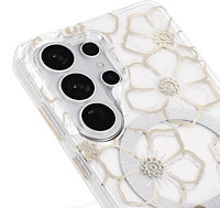Case-Mate - Étui Floral Gems avec aimant pour Samsung Galaxy S26 Ultra - Or