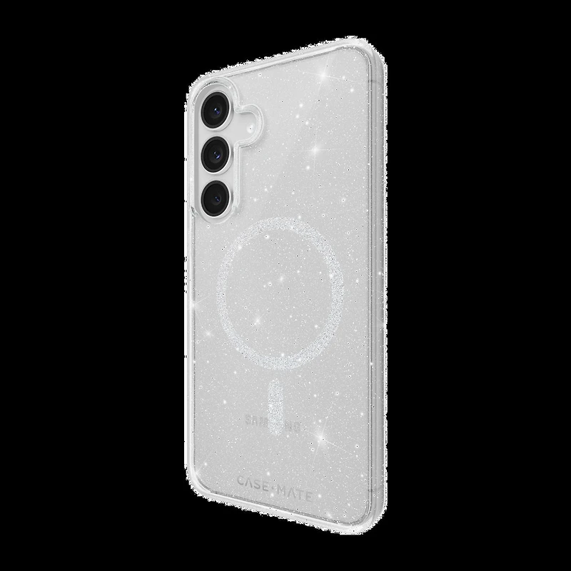 Samsung Galaxy S25 FE Case-Mate Sheer Twinkle Case w/Magnets - Silver