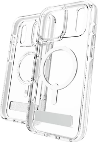 ZAGG - Santa Cruz Snap MagSafe Case with Kickstand for Apple iPhone 17 Pro Max - White