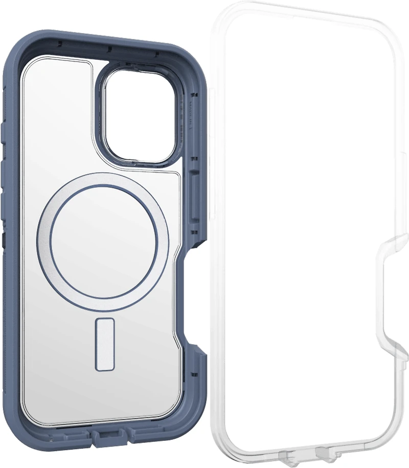 OtterBox - Defender Pro XT Clear MagSafe Case for Apple iPhone 16 - Mountain Storm