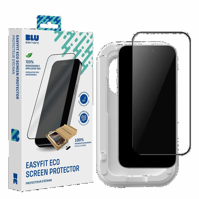 Blu Element BEEFTGIP17A Protection D'écran EasyFit Éco pour iPhone Air