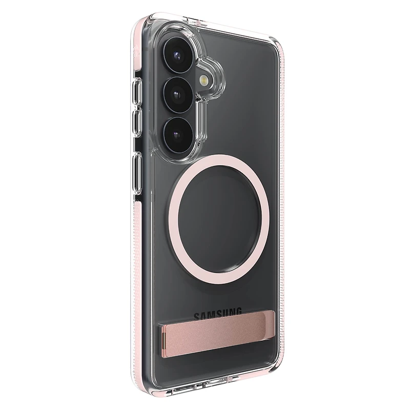 Samsung Galaxy S26 ZAGG Graphene Santa Cruz Snap Kickstand Case - Pink Sorbet