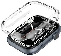 Spigen Thin Fit Case pour Apple Watch 42/44/45mm Series 1-8/SE- Clair Cristal