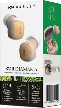 House of Marley Smile Jamaica True Wireless TWS Earbuds - Cream