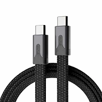 Statik - MagStack Slim Pro Charge/Sync Cable USB-C to USB-C 3.3ft Black