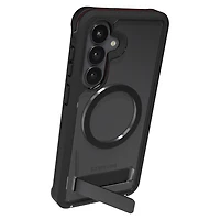 ZAGG - Rainier Snap Case with Kickstand for Samsung Galaxy S26 Plus - Smoke Black
