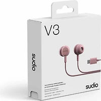 Sudio - V3s Essential Wired Earbuds - Pink