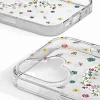 Ideal of Sweden IDCLCMSI2361507 Étui Mid Clear MagSafe Floral pour iPhone 15