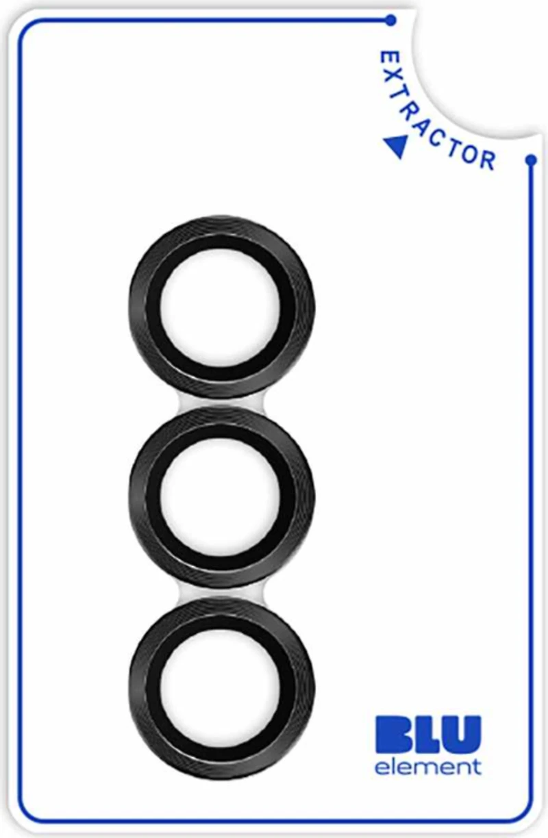 Blu Element BELPS26E Protecteur D'objectif en Aluminium 1 par 1 Noir pour Samsung Galaxy S26+