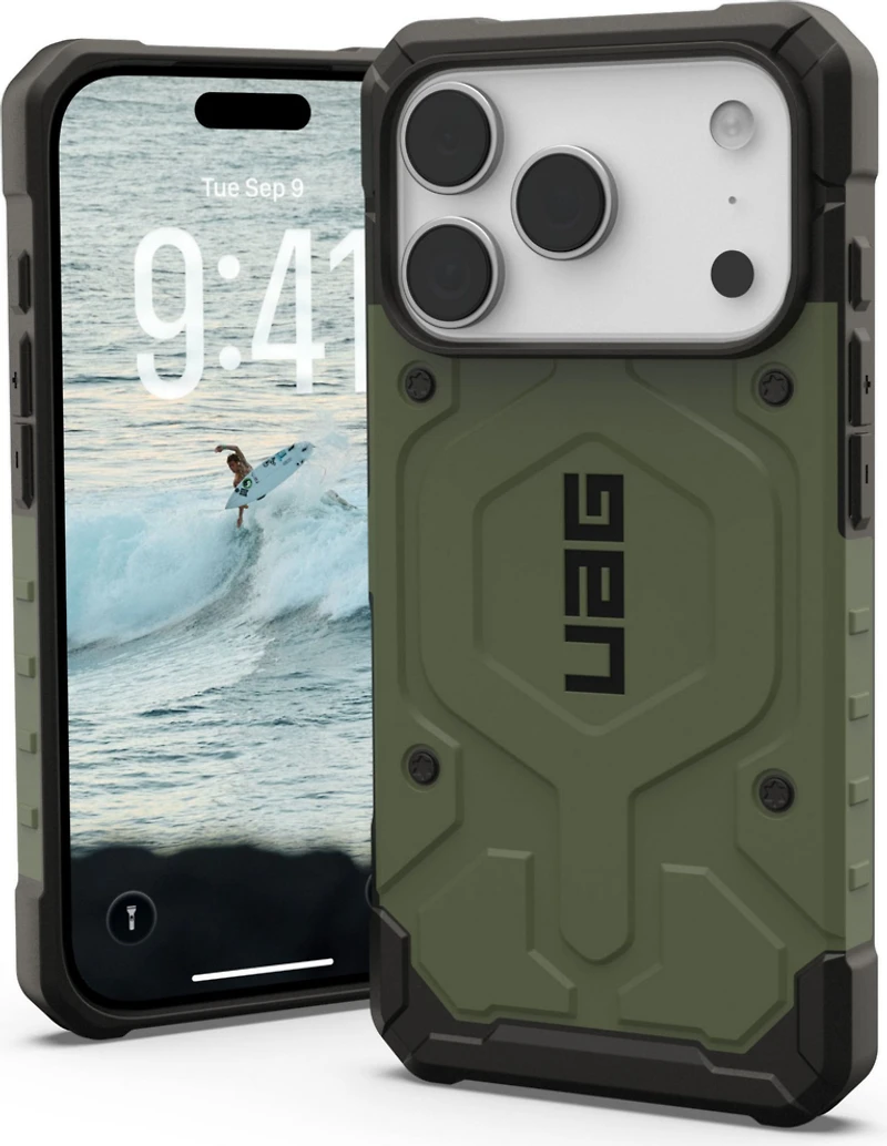 UAG 114548117272 Étui Robuste Pathfinder MagSafe Olive pour iPhone 17 Pro