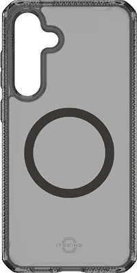 ITSKINS SGZPHBVARSMOK Étui Hybrid_R Vapor Smoke Compatible avec MagSafe pour Samsung Galaxy S25+