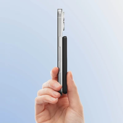 HyperGear 5000mAh Power Pack Mag Ultra-Slim Wireless Magnetic Portable Power Bank clear