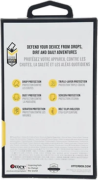 OtterBox 7756603 Étui de Protection Defender Noir pour iPhone SE 2020/8/7