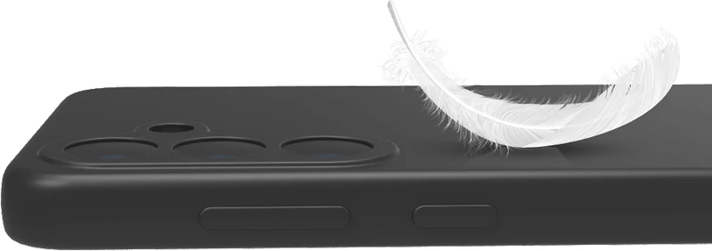Avana SGZPAVSIKBLCK Étui Velvet Compatible avec MagSafe Ash pour Samsung Galaxy S25+