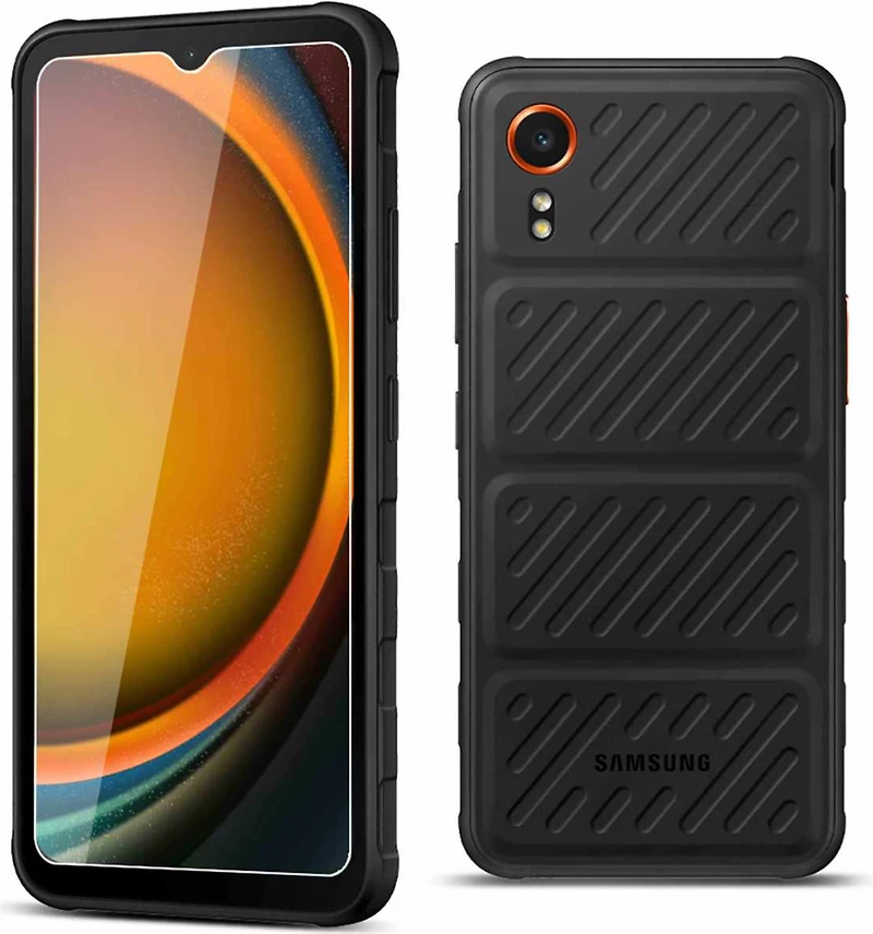 22 cases - Tempered Glass Screen Protector for Samsung Galaxy XCover7 Pro clear