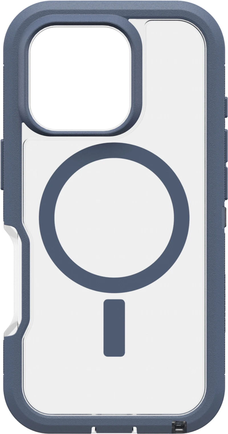 iPhone 16 Pro Otterbox Defender XT Clear Pro w/ MagSafe Series Case - Clear/Blue - Mountain Storm