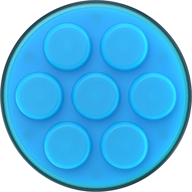 Popsockets - Popgrip Premium - Electric Blue Translucent