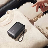 Anker - 10000mAh 30W Compact Portable Battery Black